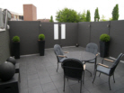 Modern tuinscherm