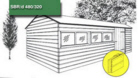 Tuinhuis dubbelwandig
